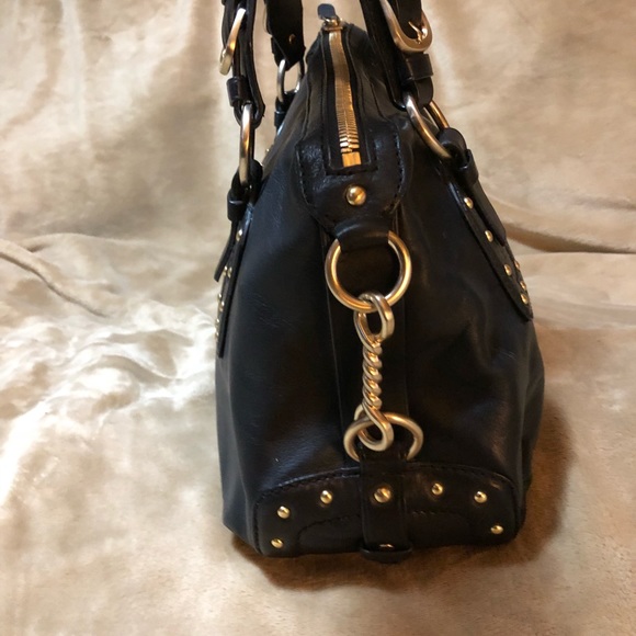 michael kors black studded bag - Picture 3 of 8
